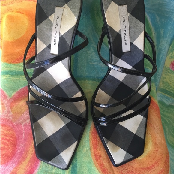 Diego Dolcini Fabric Straps Slim Heel Sandals - Picture 3 of 8